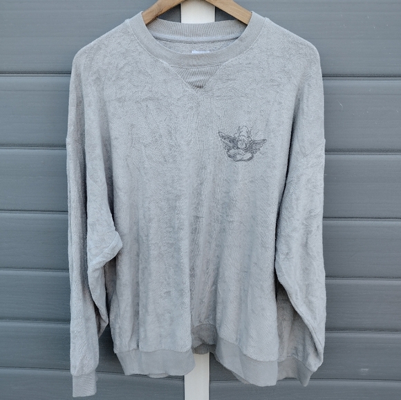 Boys Lie Sweater OSO Cupid Dating Service! One Size Oversized Pullover - Picture 1 of 11